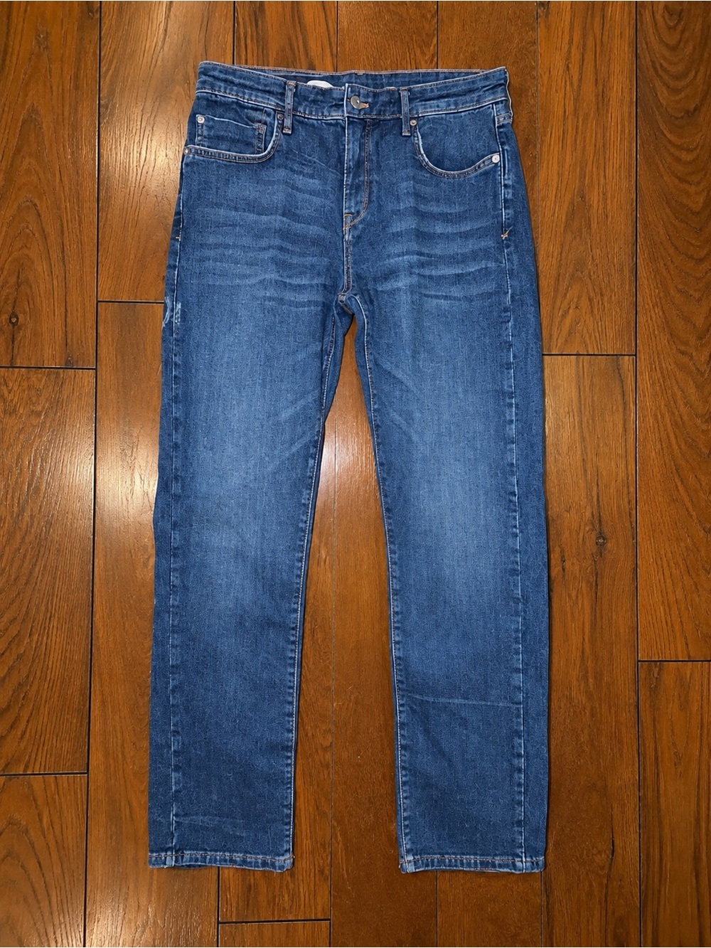 Pilcro and the Letterpress Women's Slim Boyfriend Jeans in Blue Denim Sz 30 NWOT